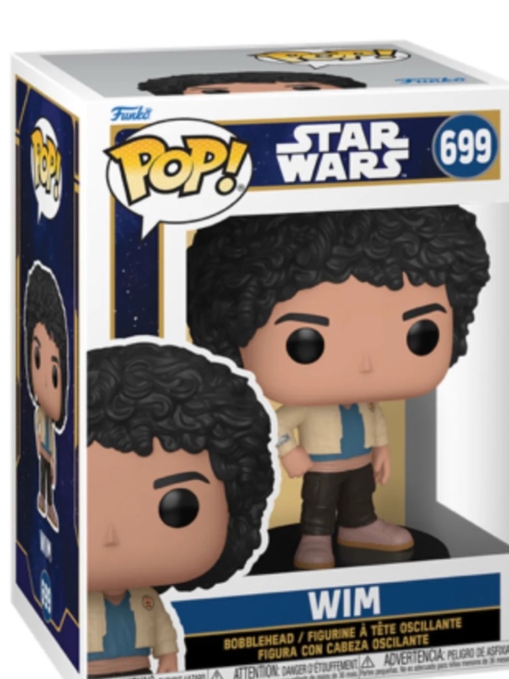 Funko Pop! Star Wars Wim Vinyl Figure - Beige Jacket, Blue Shirt, Brown Pants
